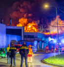 Grote brand verwoest deel van bedrijfspand Tallinnweg