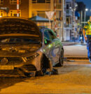 Auto raakt zwaar beschadigd bij eenzijdig ongeval